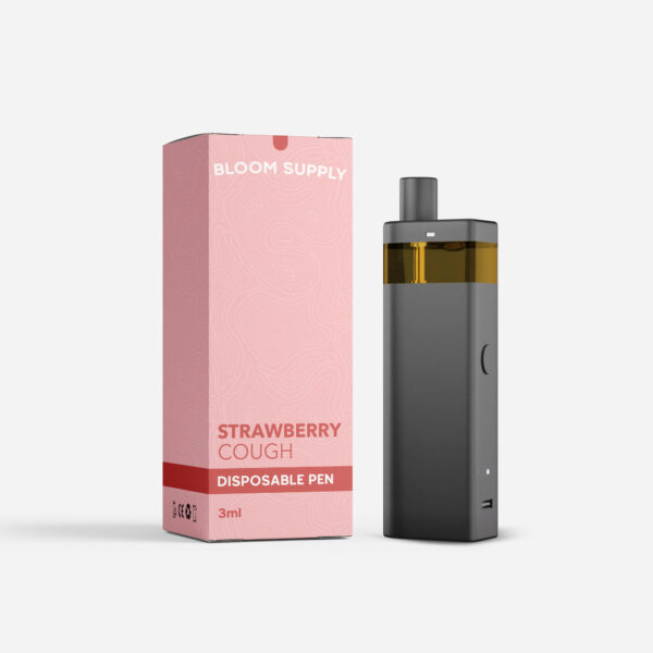 Strawberry Cough – Disposable Vape  3 Gram Disposable (Sativa)